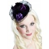 Mini Chapeau Lilas Chic Lurex Deluxe Femme