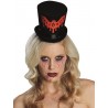 Mini chapeau haut de forme Halloween femme