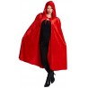 Déguisement Cape velours rouge adulte