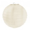 Lanternes boule chinoise papier ivoire 20 cm les 2