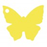 Etiquettes papillon jaune les 10