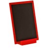 Grande ardoise en bois rouge 15 cm