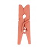 Mini pinces en bois corail les 24