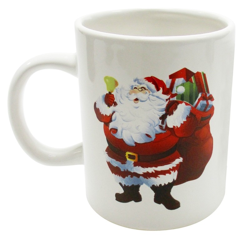 Mug Joyeux Noël avec Père Noël x4 : achat Mug Père Noël cadeau Noël