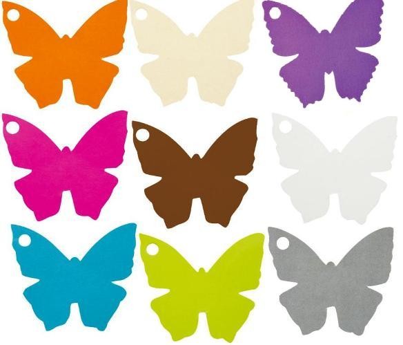 Marque Place Papillon Carton 4 5 Cm Les 10 Marque Places Deco De Table